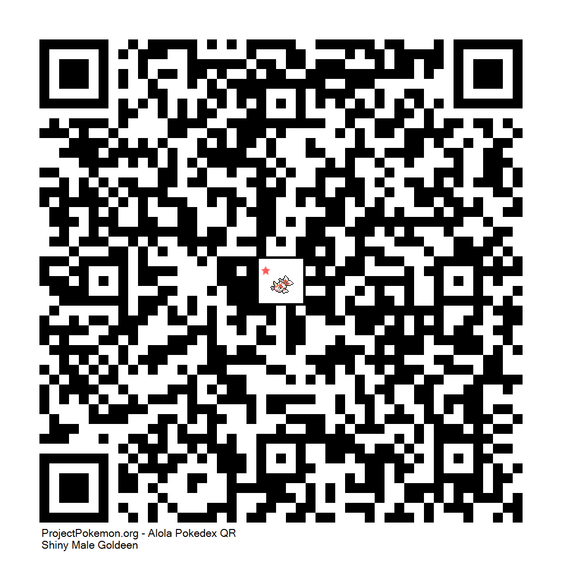 Cdigo QR de Goldeen variocolor